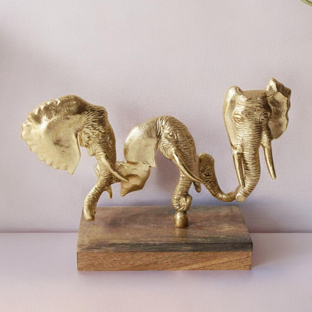 Manor House Elephant Head on Stand