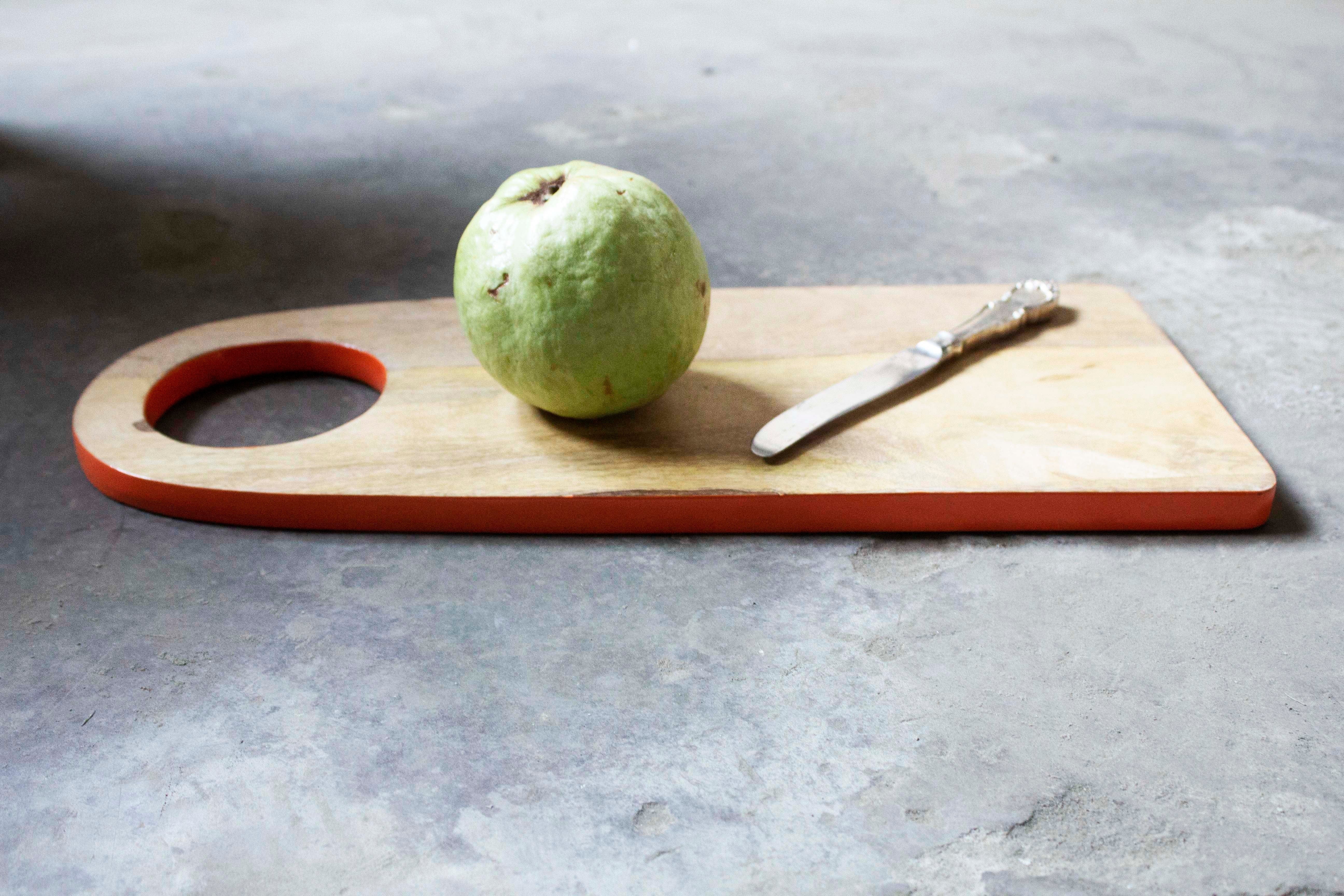 Orange Border Cheese Board