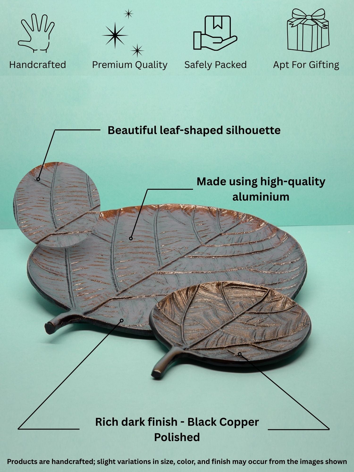 Round Leaf Shaped Platter (Set of 2) …