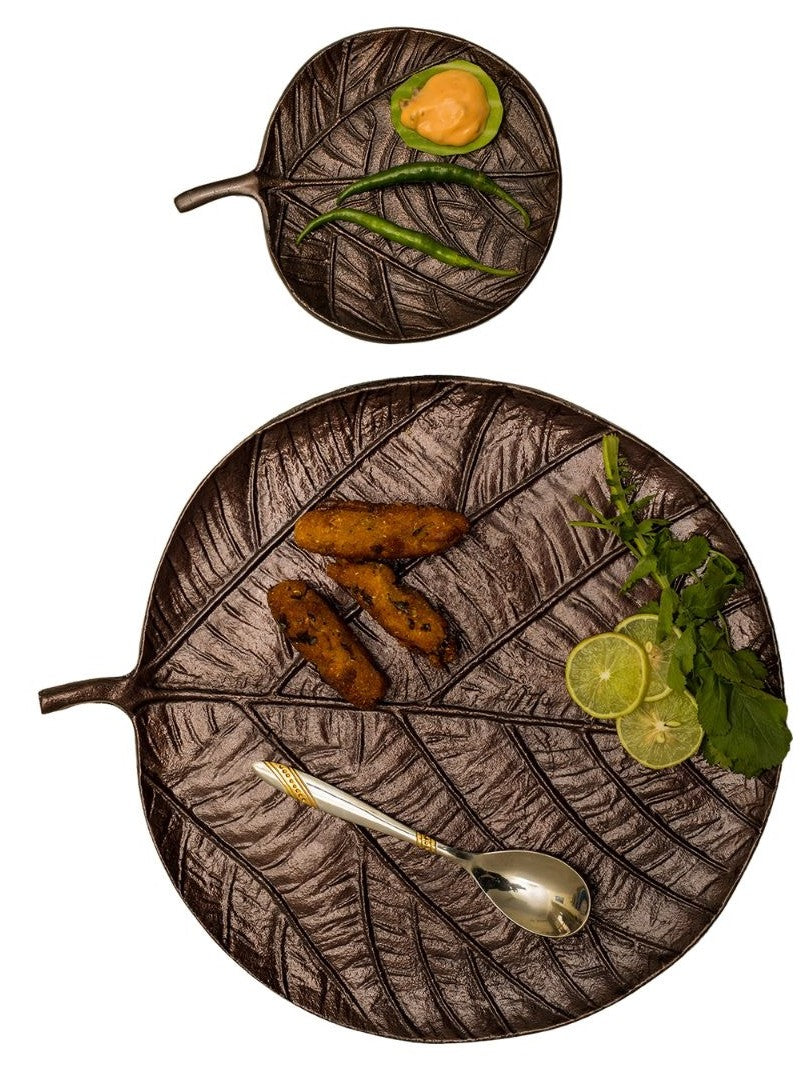 Round Leaf Shaped Platter (Set of 2) …