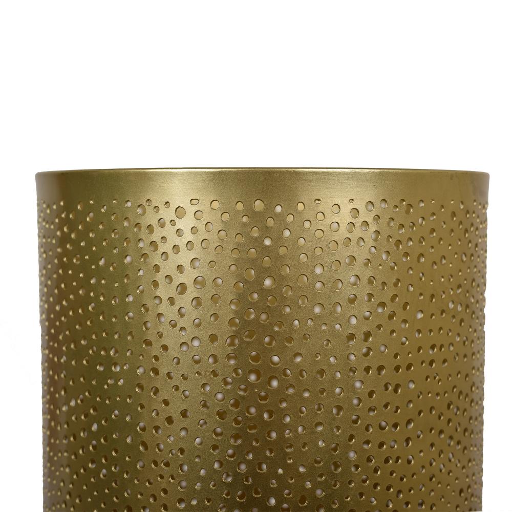 Manor House Roshni Jaali Candle Holder with Wooden Base 12 inches