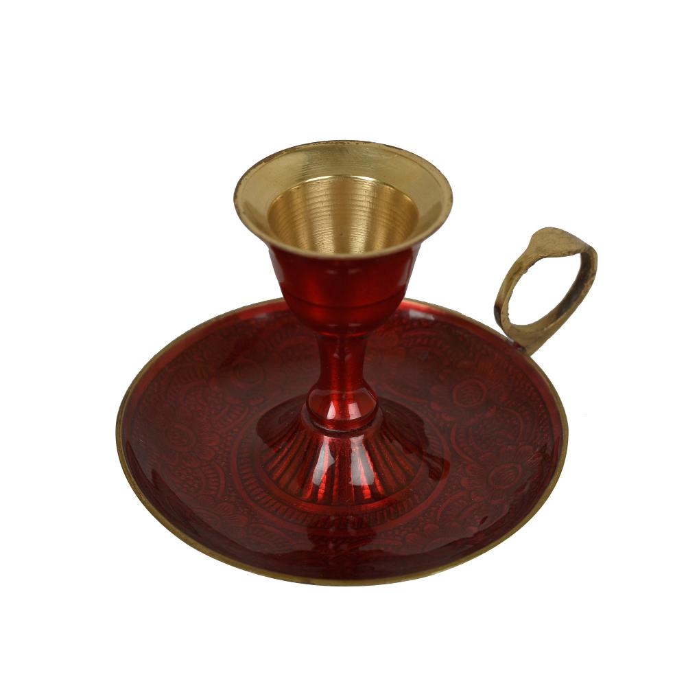 Manor House Red Mina Candle Holder