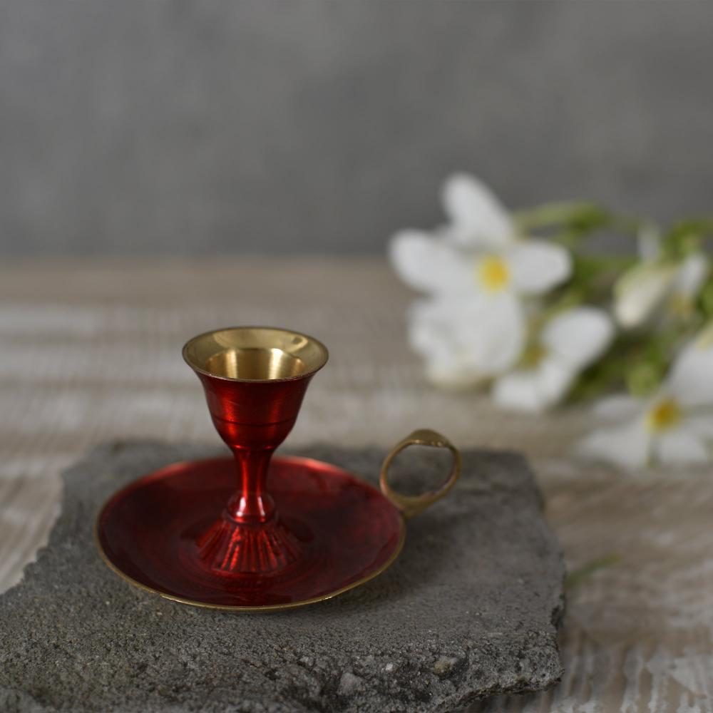 Manor House Red Mina Candle Holder
