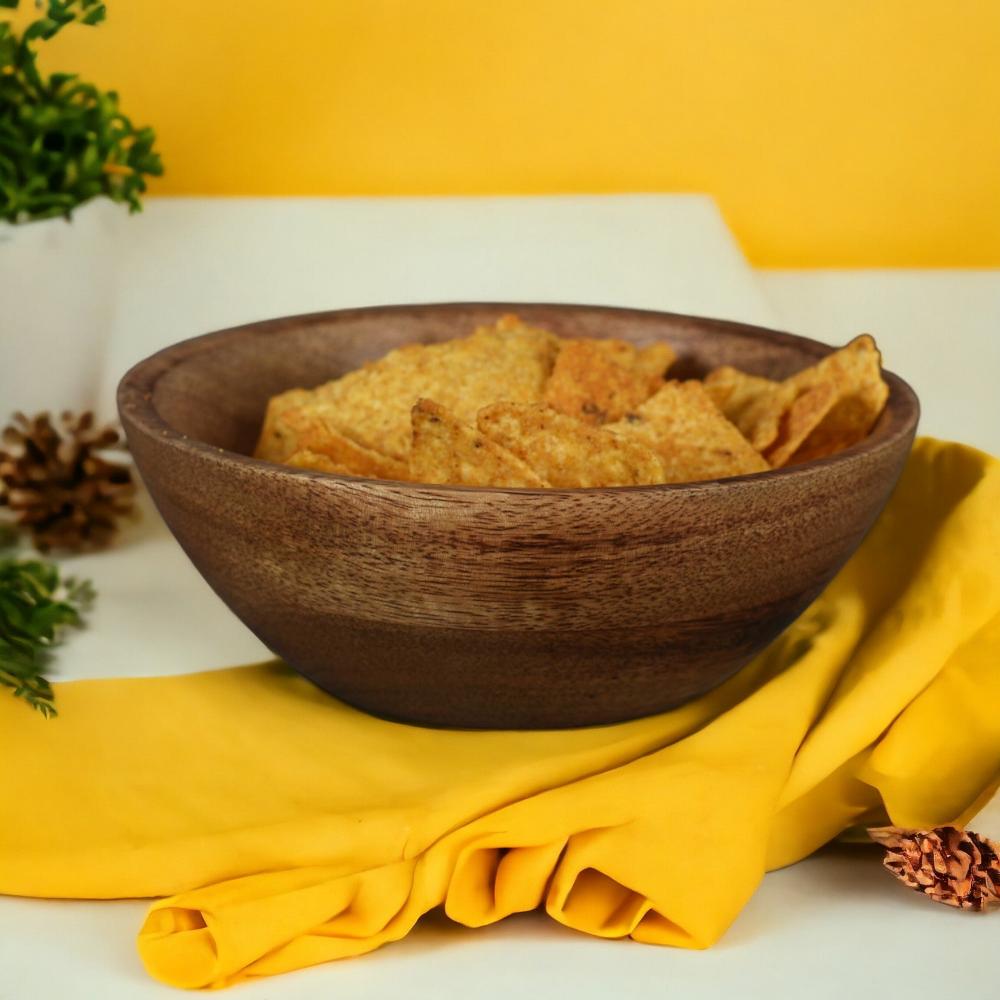 Manor House Aachman Snack Wooden Bowl 10 inches