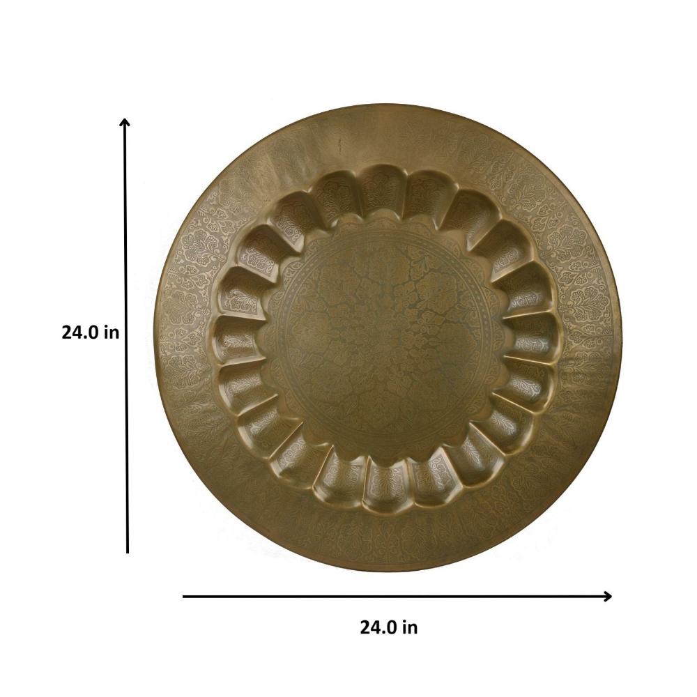 Manor House Medha Wall Plate Etched 24 inches