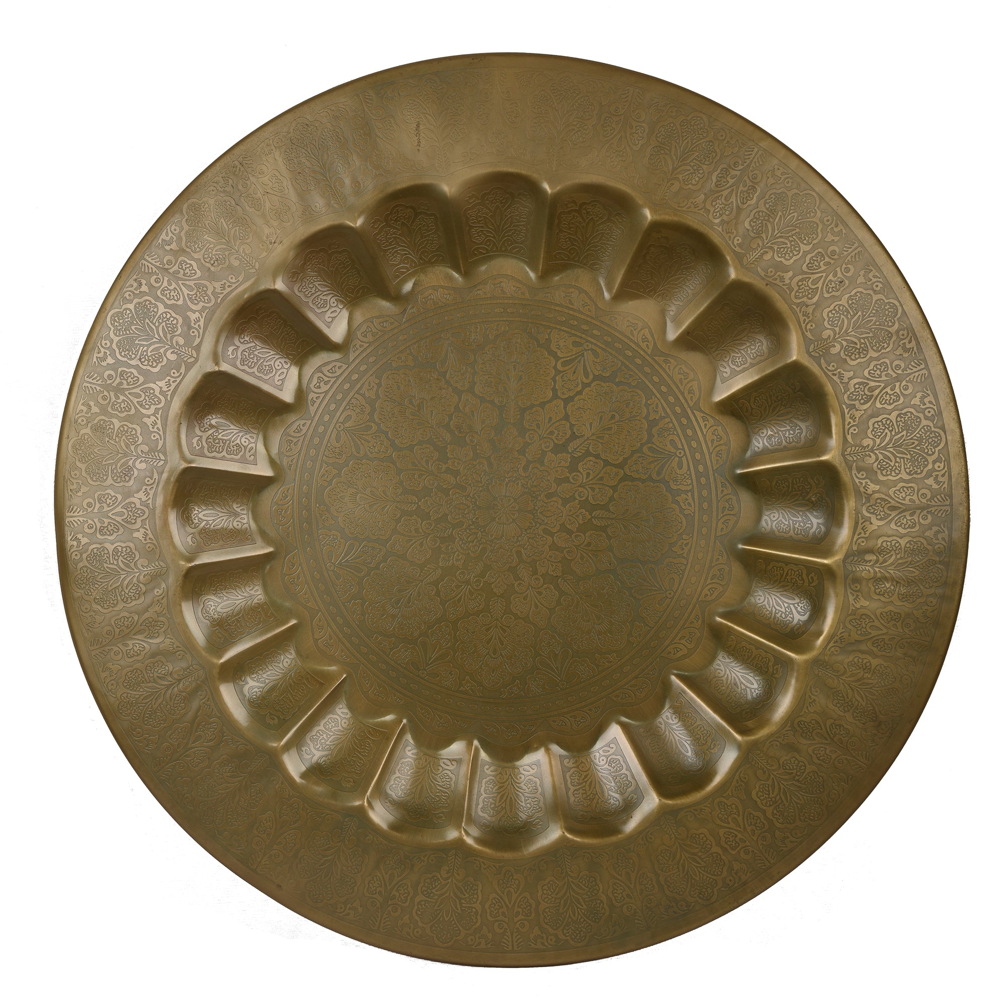 Medha Wall Plate Etched 24 inches