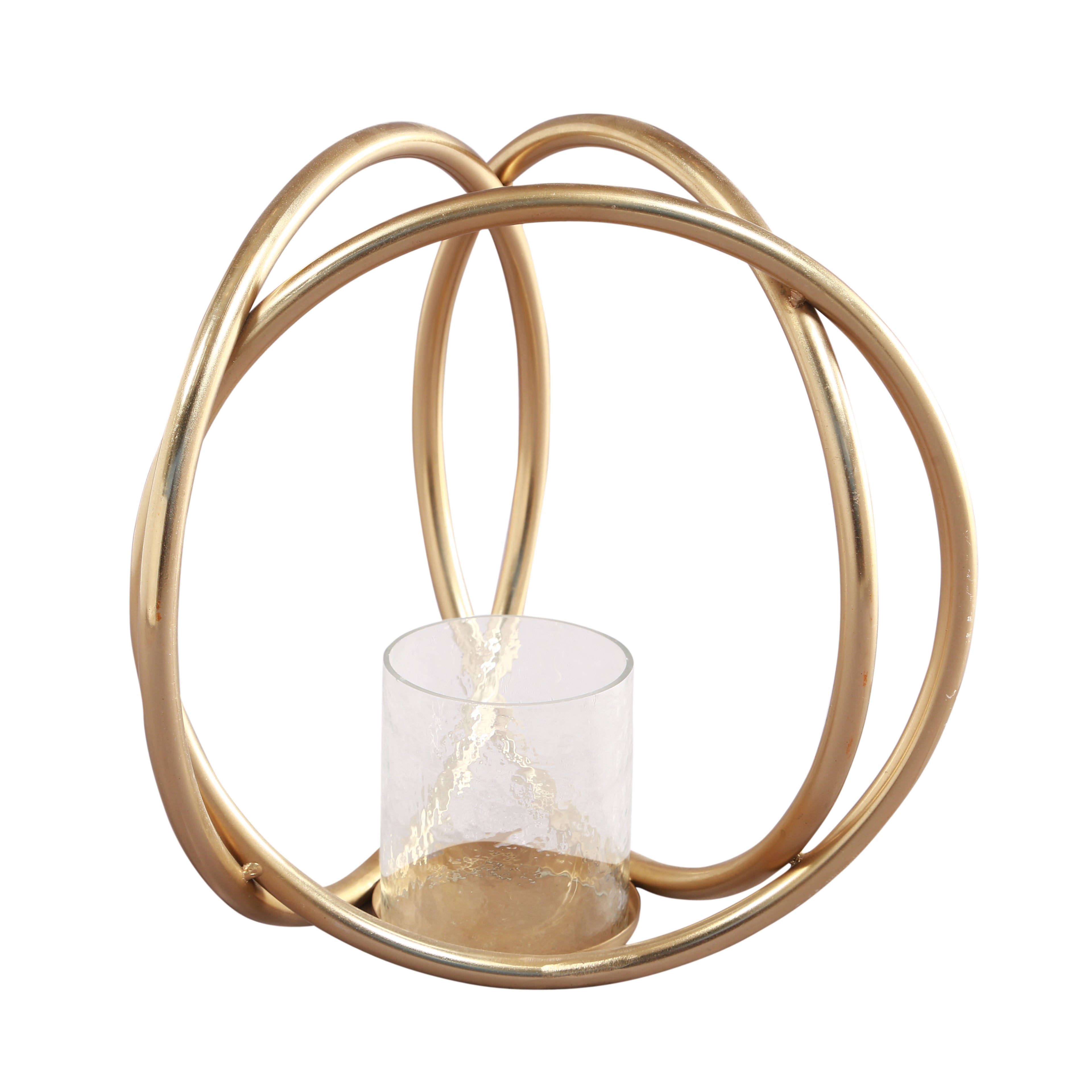 Waves Sphere Candle Holder Big 11.5 inch