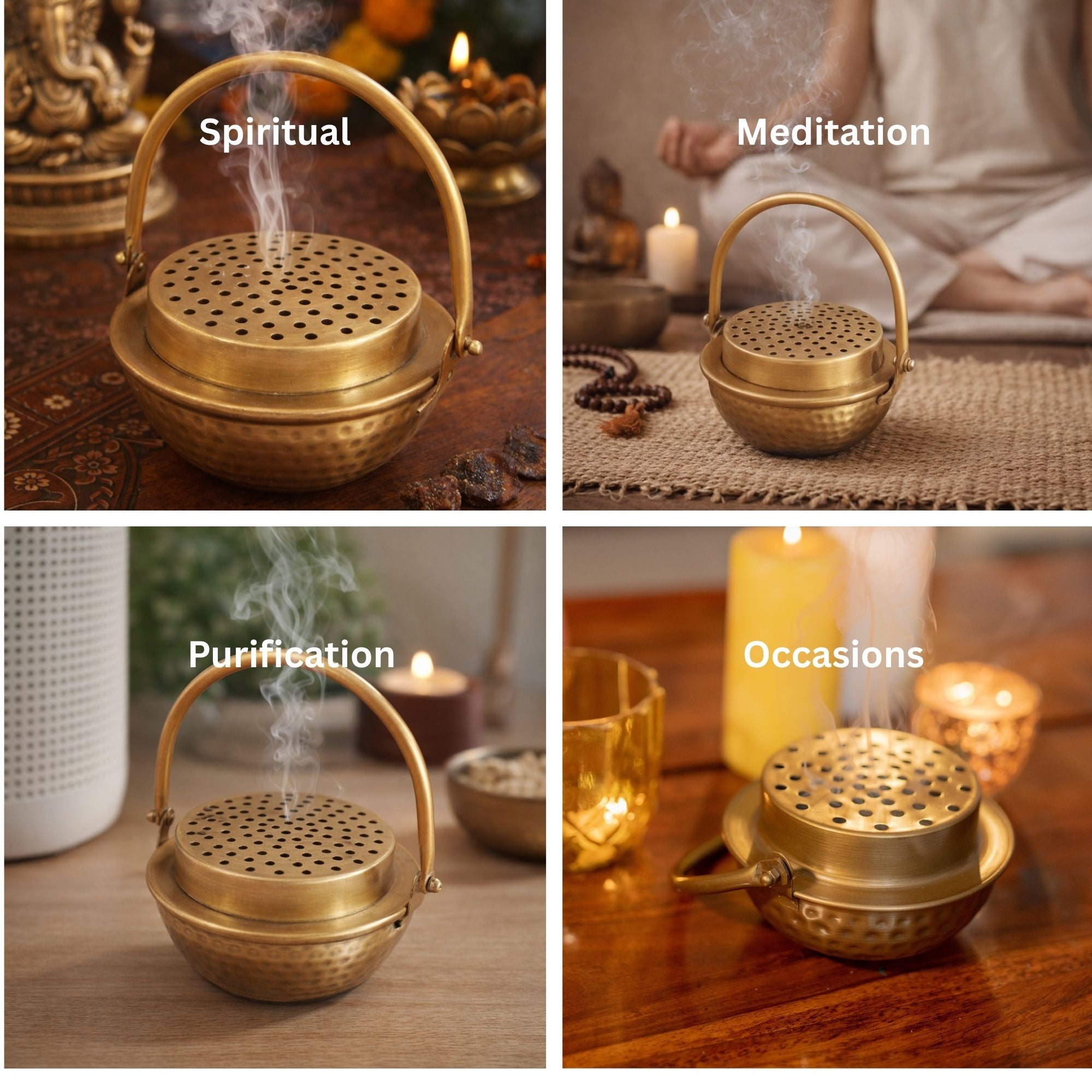 Loban Dhoop Incense Cone Holder 7 inches