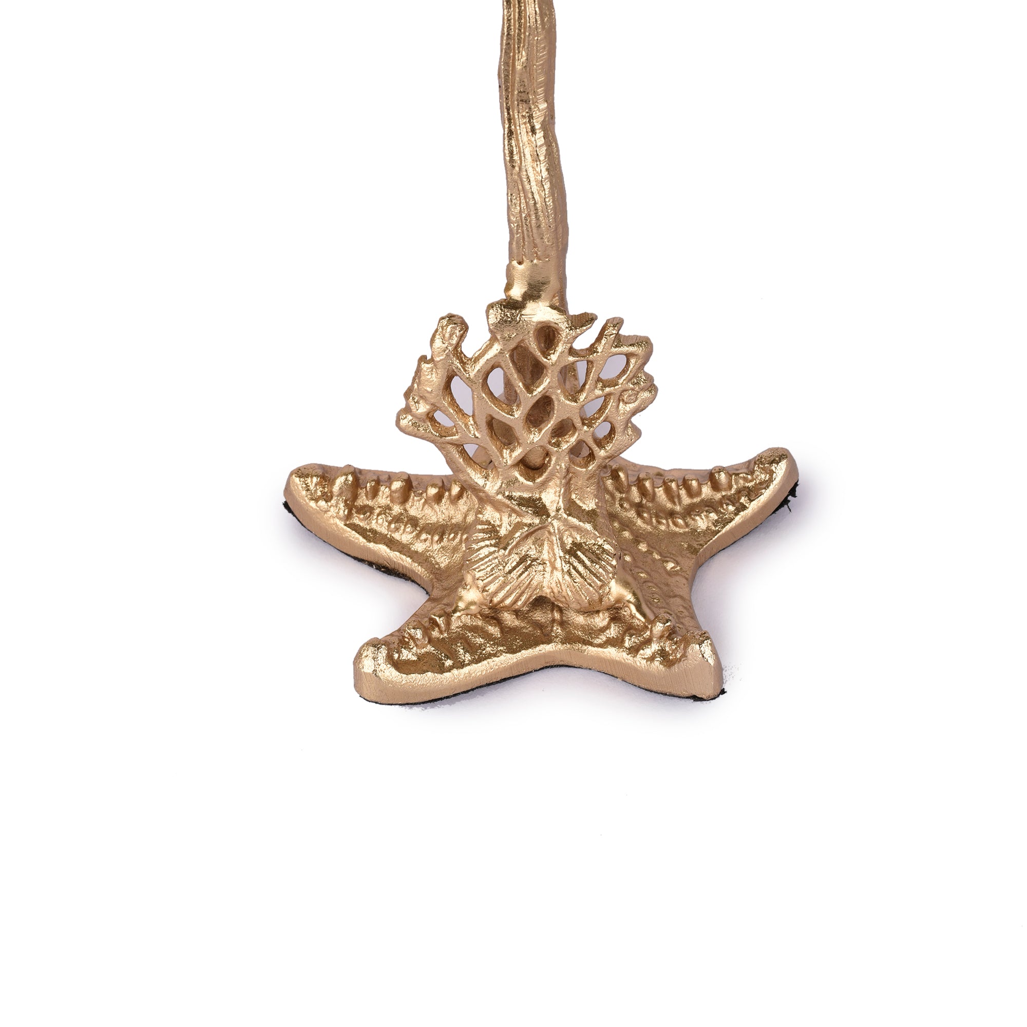 Gold Starfish Nautical Candle Holder