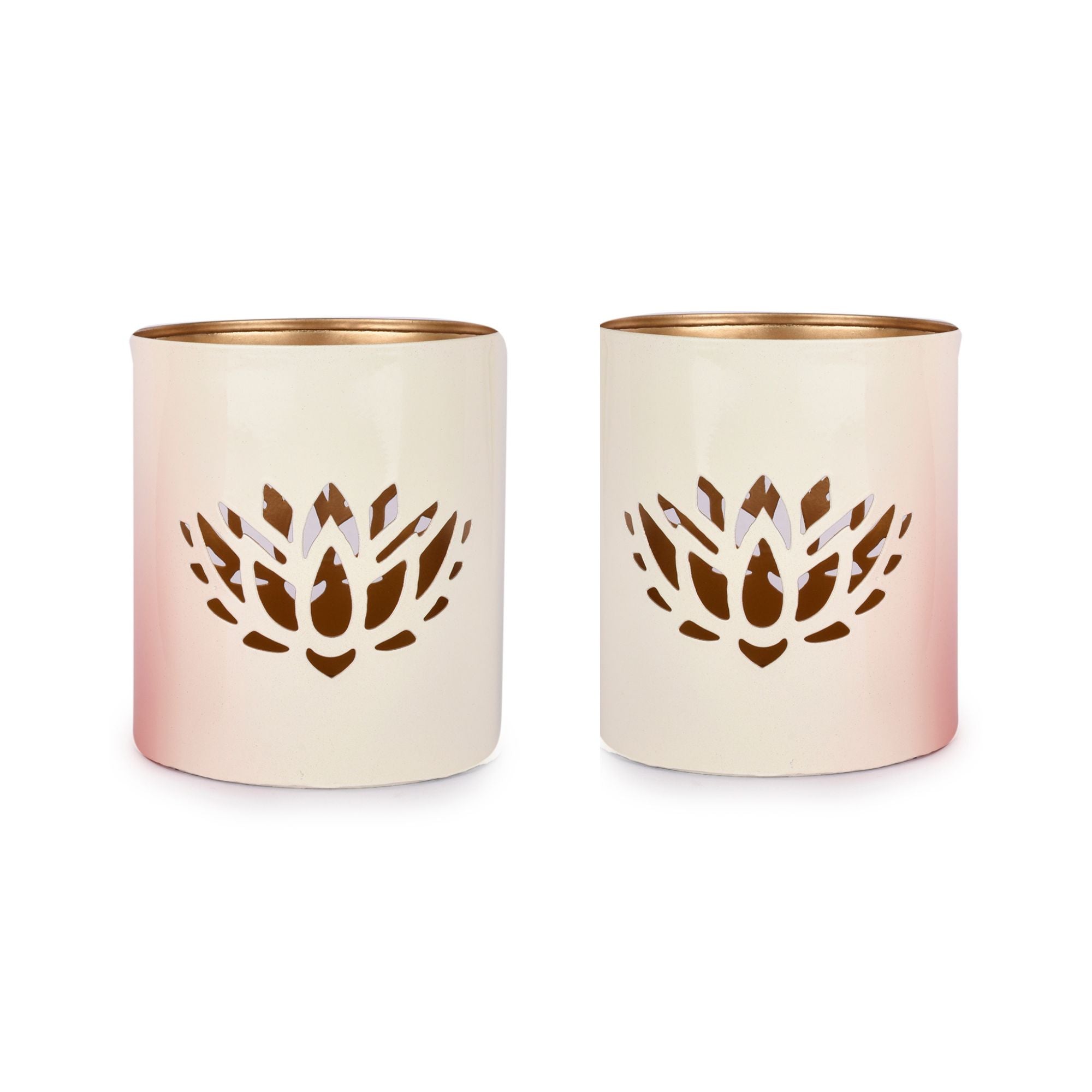 Lotus White Votives (set of 2)