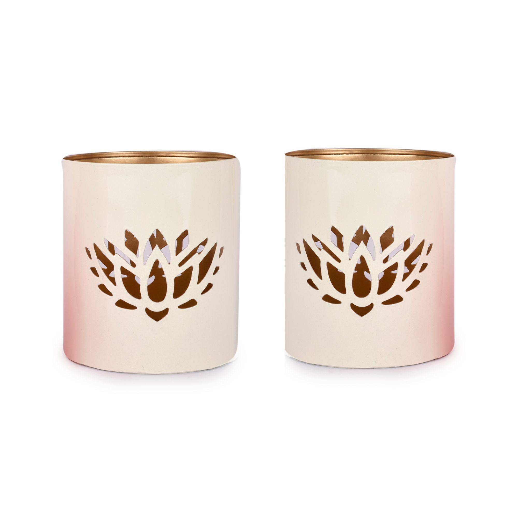 Lotus White Votives (set of 2)