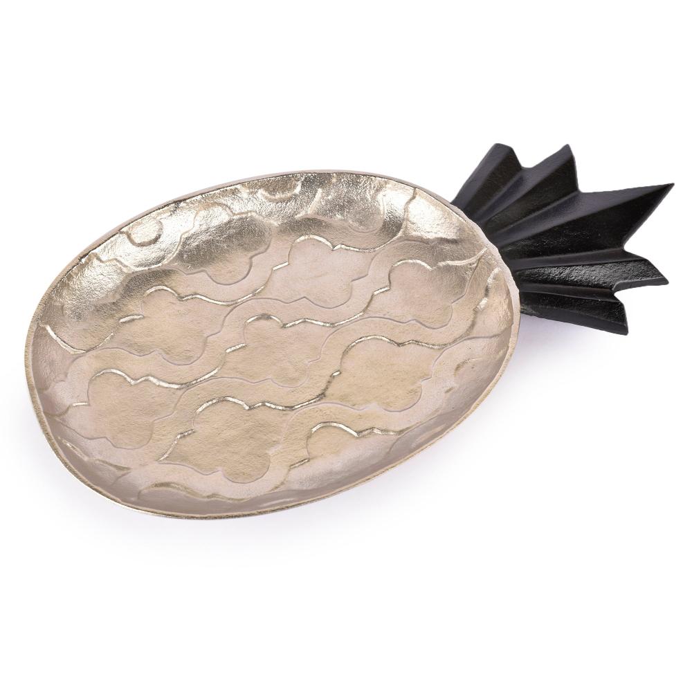 Manor House Pineapple Shape Platter Nickel Finish