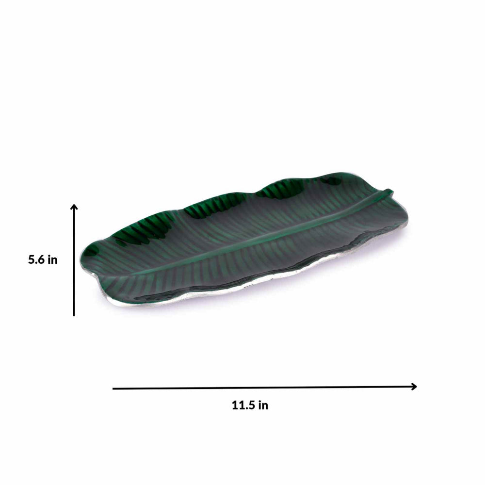 Green Banana Leaf Multipurpose Tray
