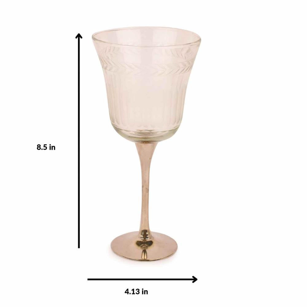 Manor House Sarod Goblet Set of 2 (Nickel Finish)