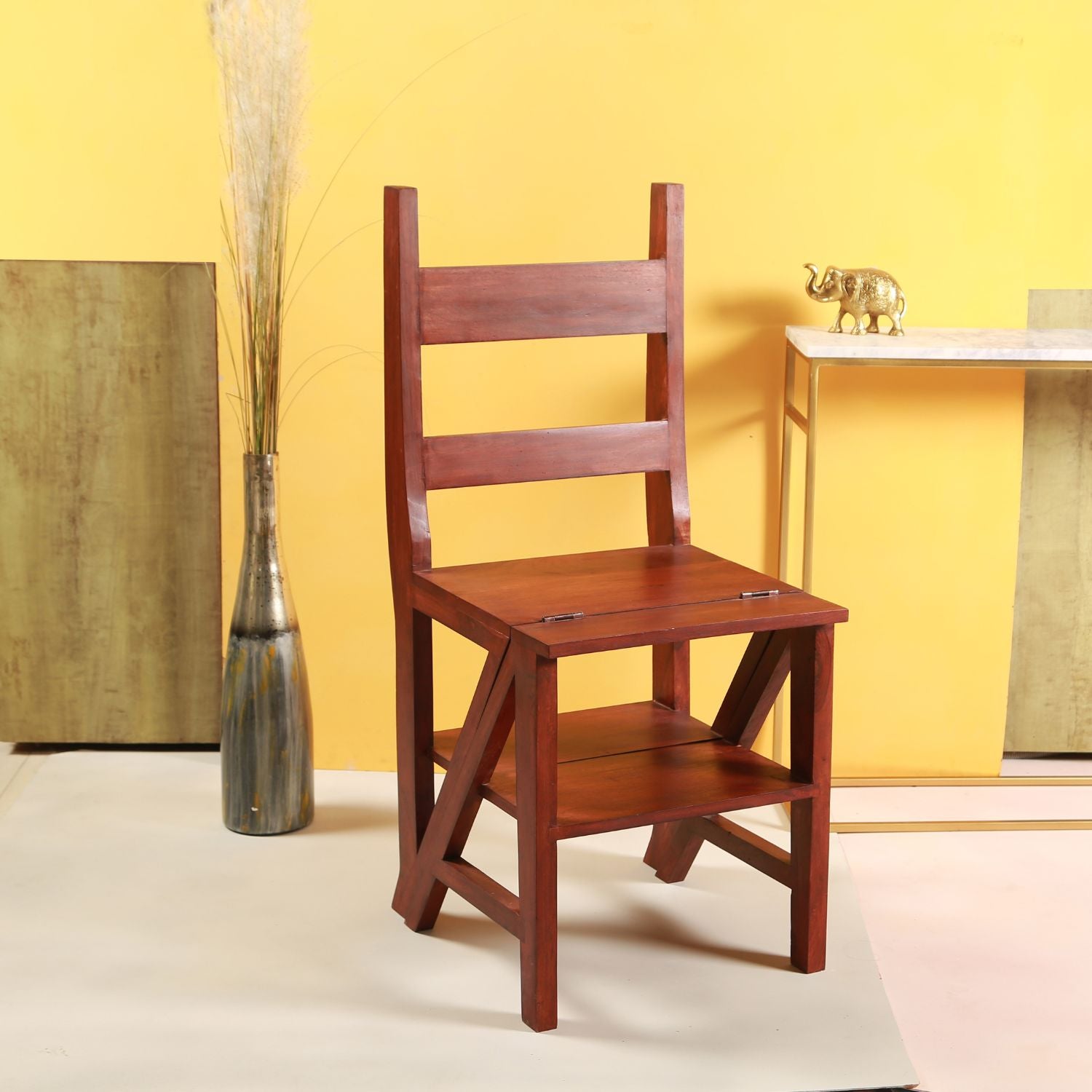 Wooden Chair convertable ladder