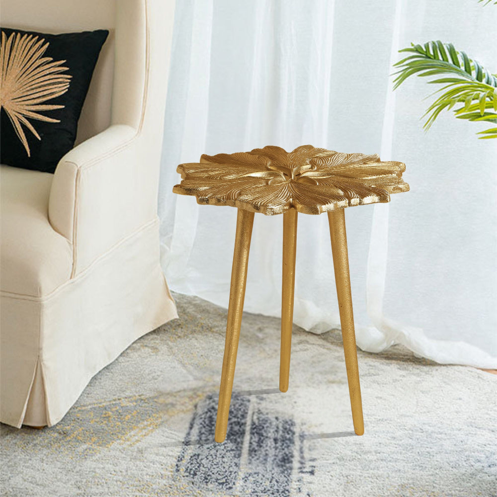 Petals Metal Side End Table