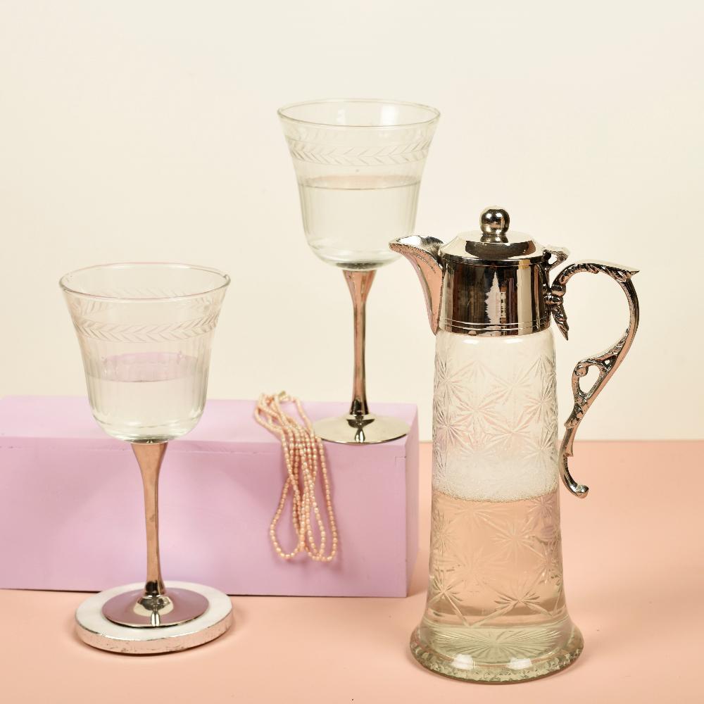 Manor House Neer Jug with 2 Sarod Goblets