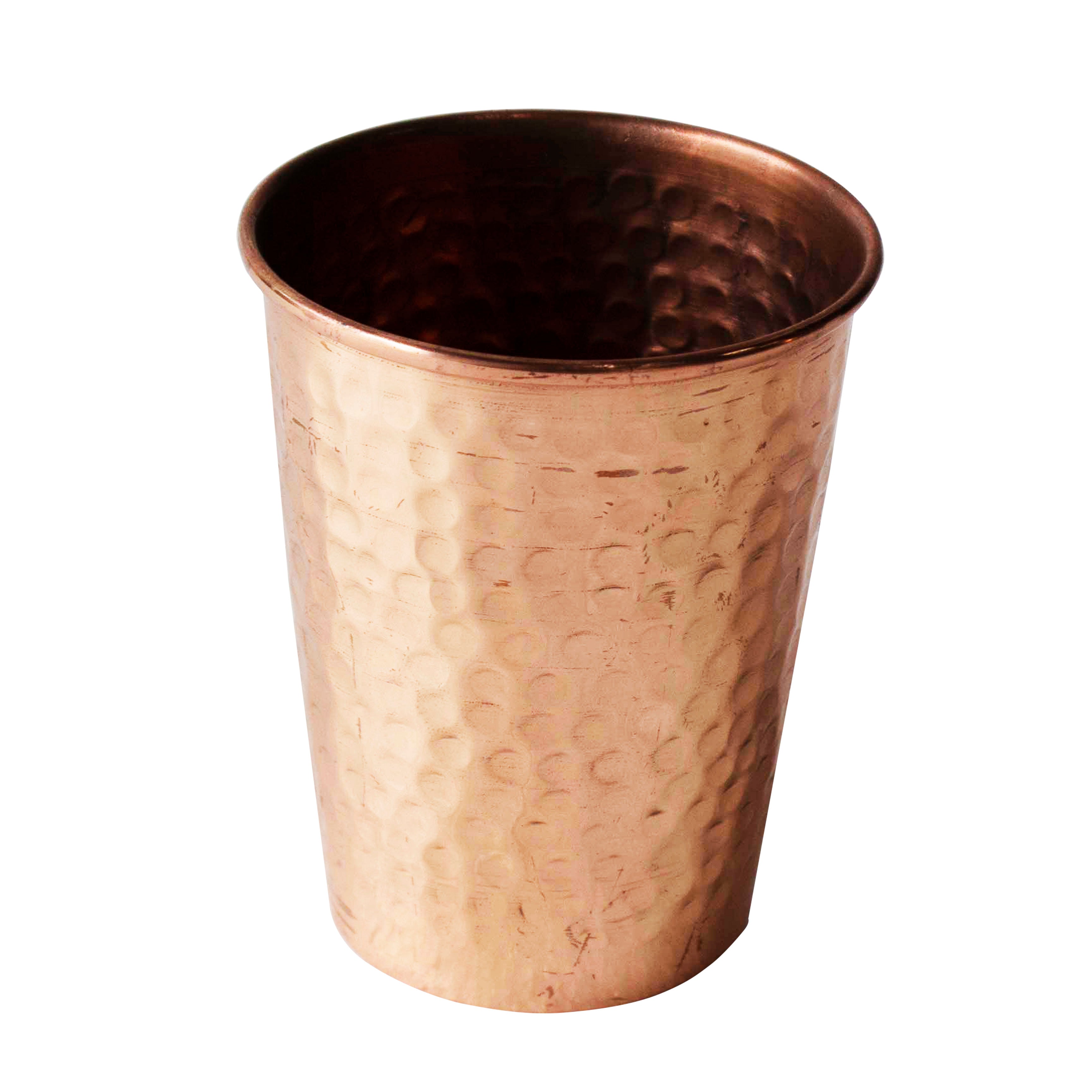 Copper Drinking Glasses Set of 2
