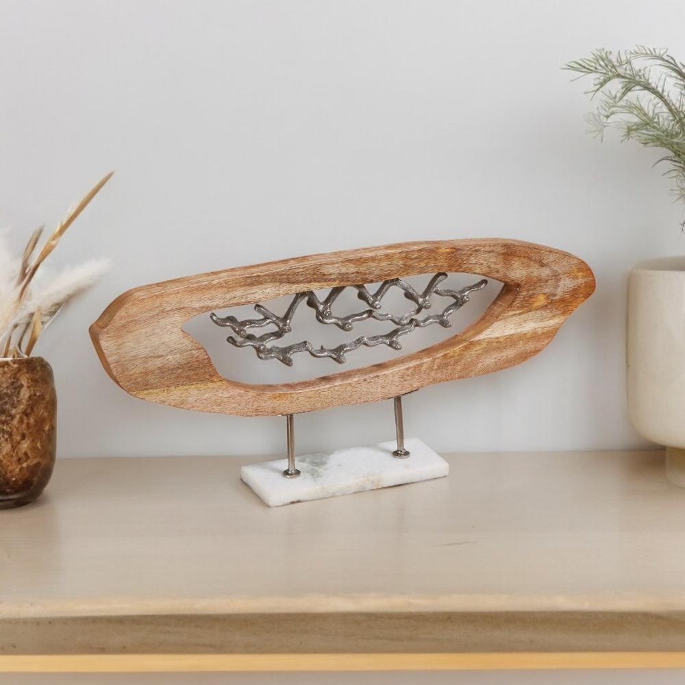 Bird Nest Wooden Stand
