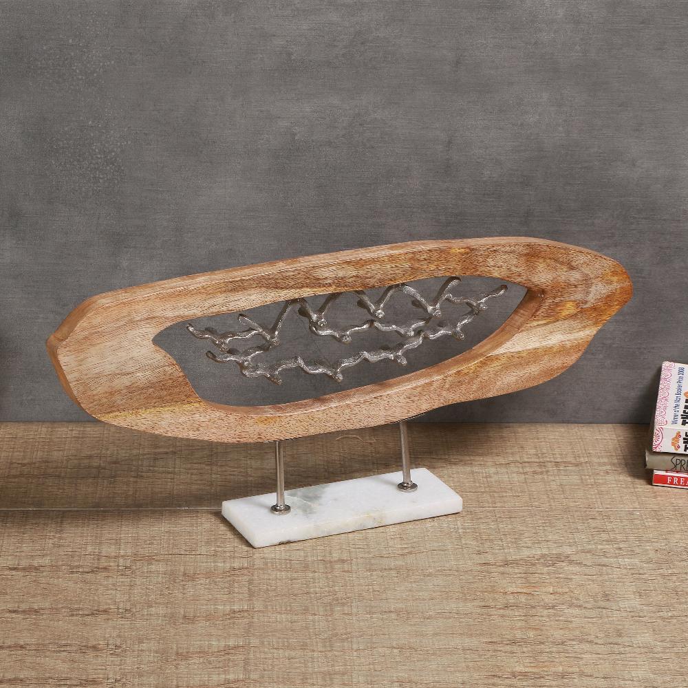 Bird Nest Wooden Stand