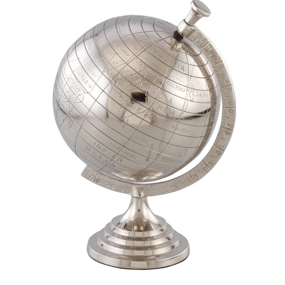 Manor House Globe Small Nickel