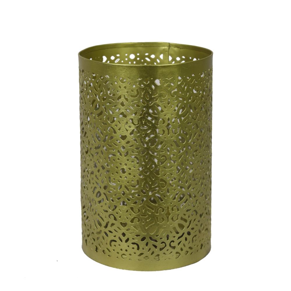 Manor House Roshni Jaali Pillar Candle Holder 6 inches
