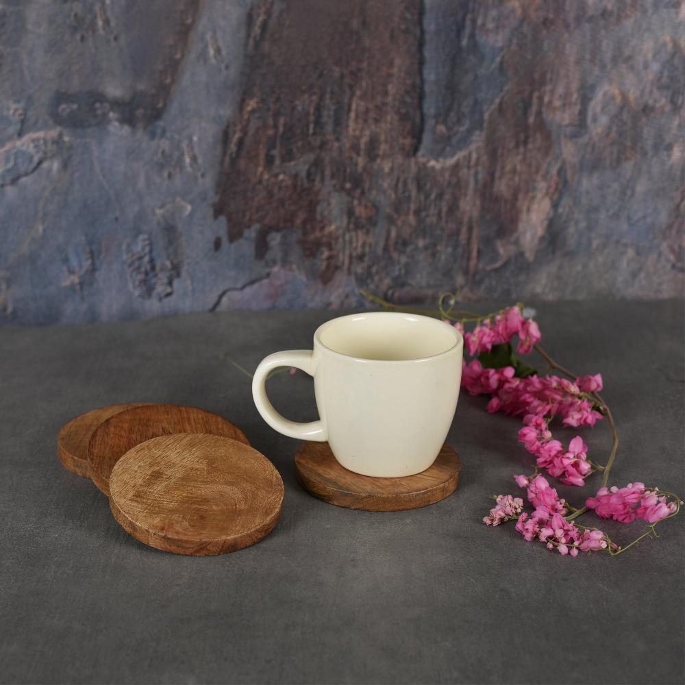 Manor House Aachman Wood Coasters Set of 2 
