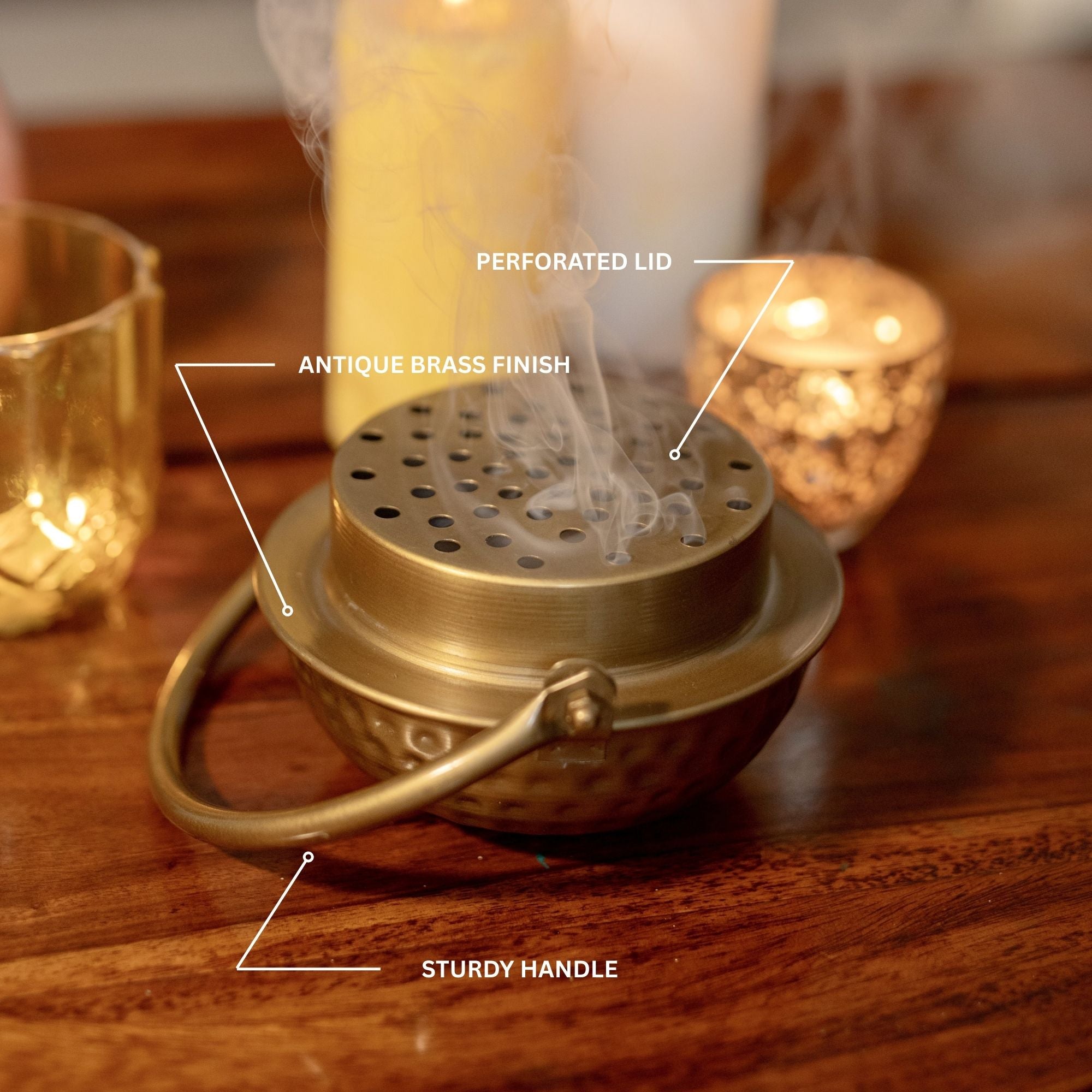 Loban Dhoop Incense Cone Holder 7 inches