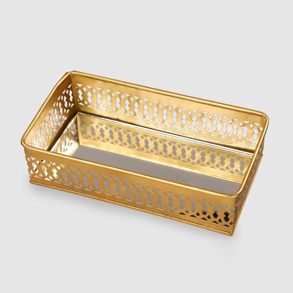 Shaam Tray with Mirror Base