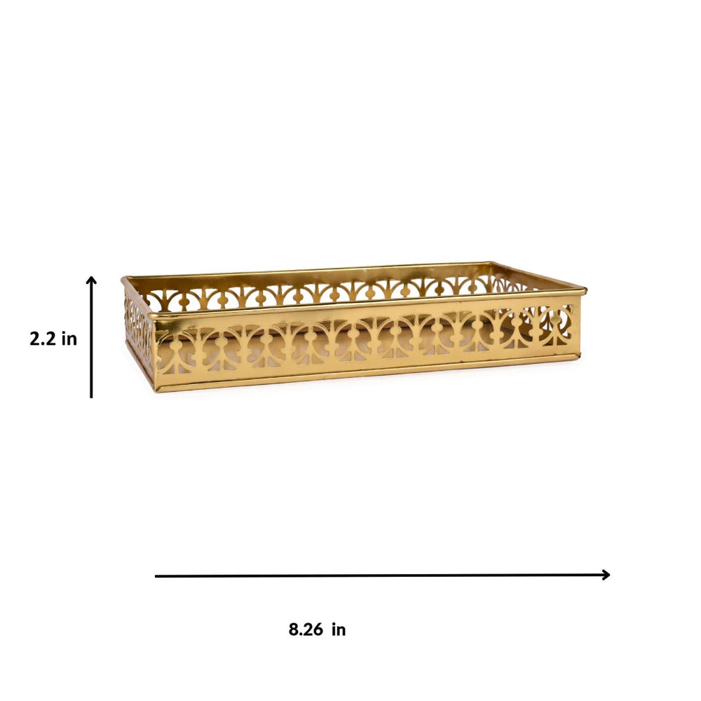 Shaam Tray with Mirror Base