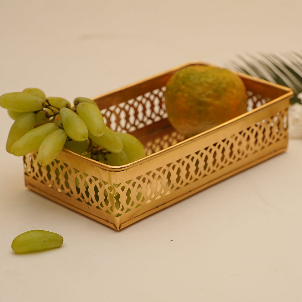 Shaam Tray with Mirror Base