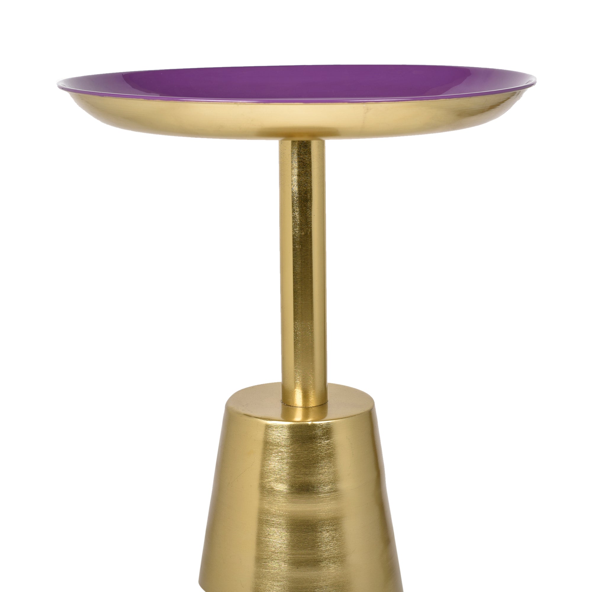 Purple Accent End Table