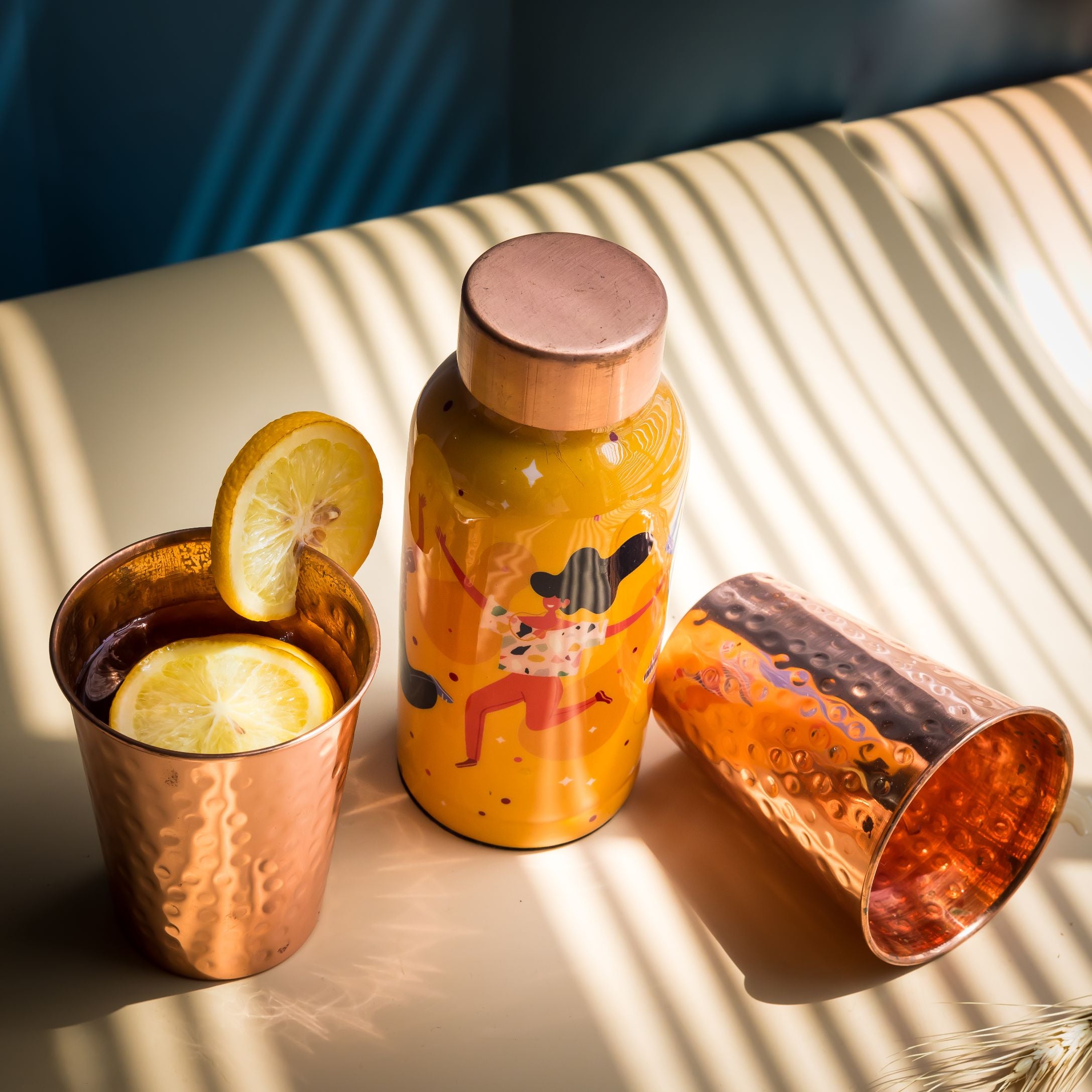 Copper Drinkware Gift Set