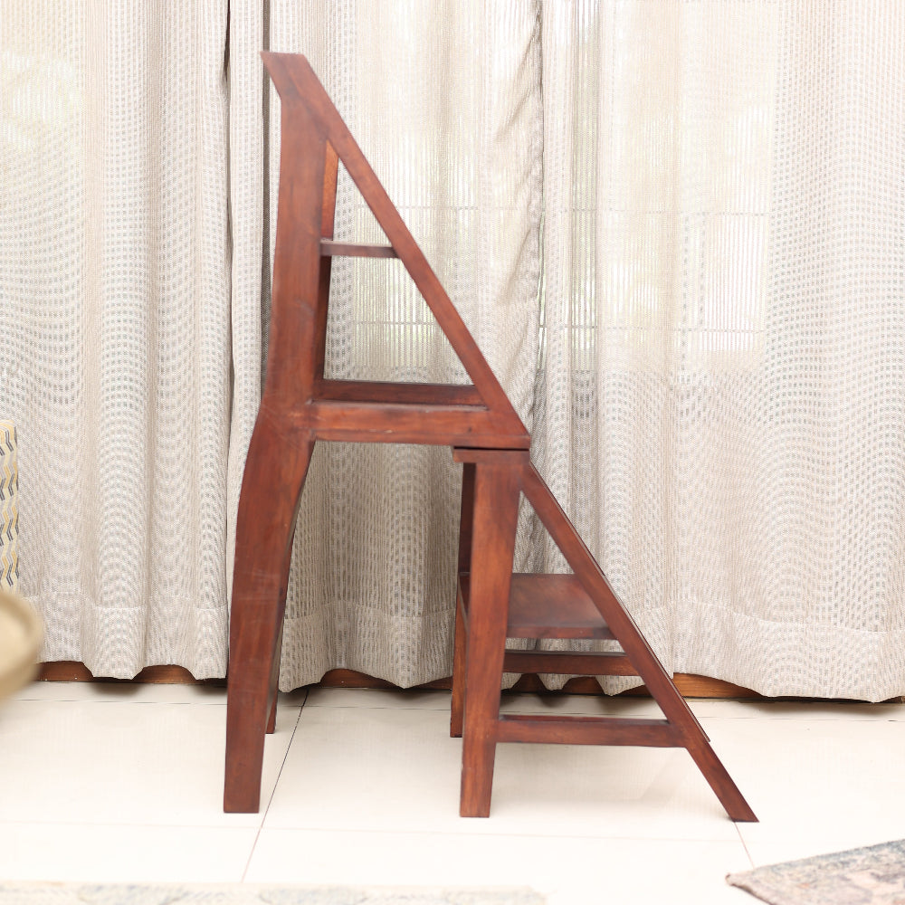 Ladder Wall Shelf Convertible Chair