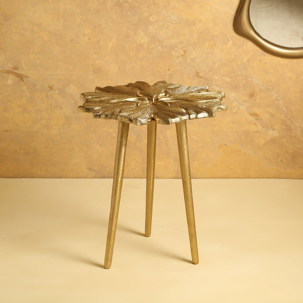 Petals Metal Side End Table
