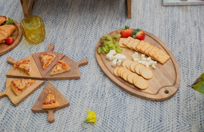 Elegant serving platters for stylish table settings and presentations