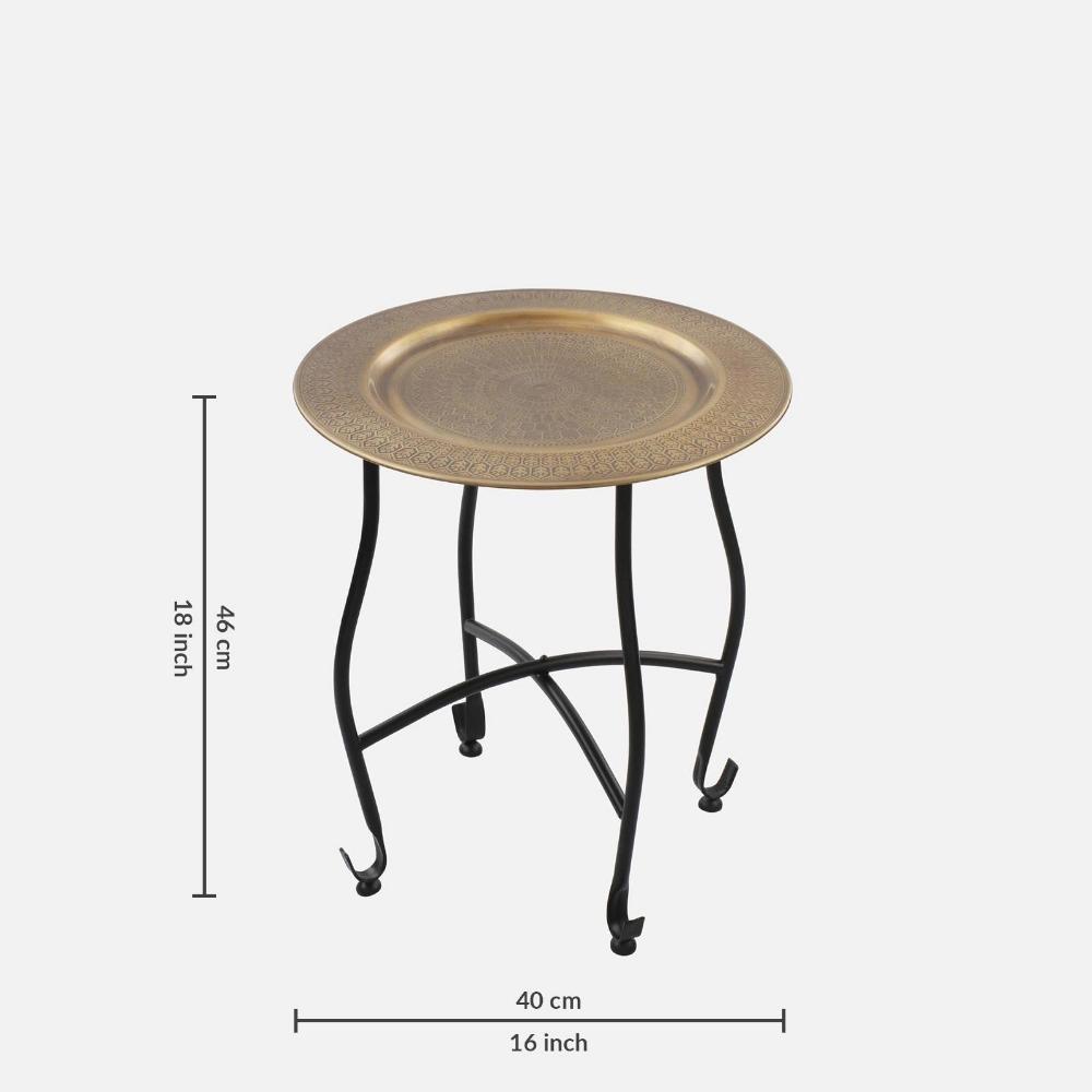 Purva Etched Table