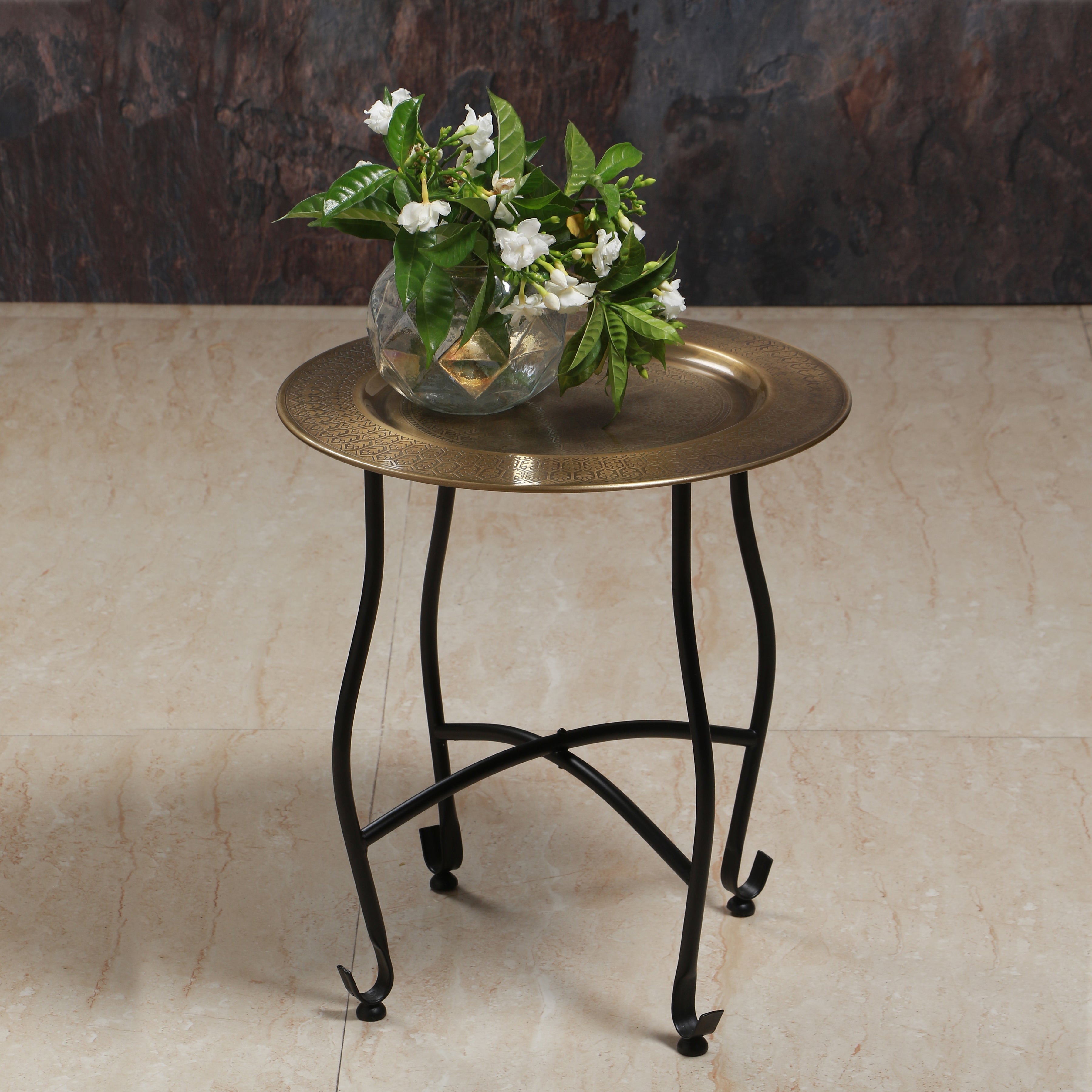 Purva Etched Table