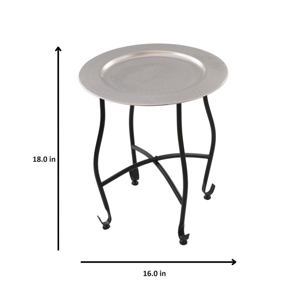 Purva Knock Down Table (Nickel)